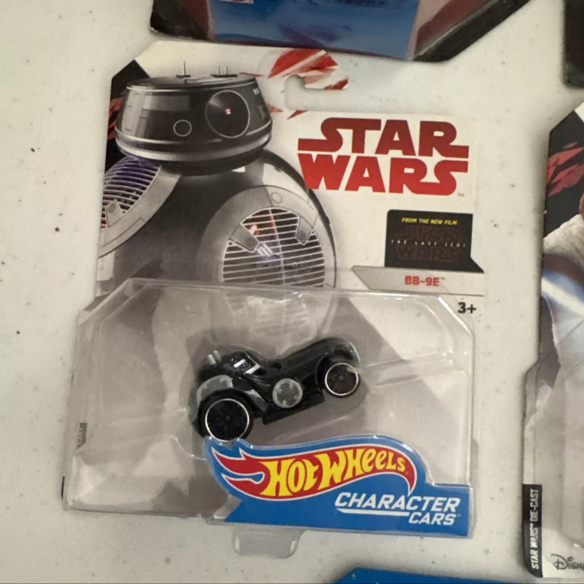 Lot Of 8 Hot Wheels Star Wars Character Car BB-8, Jabba, BB-9E, Rey, Ships Free