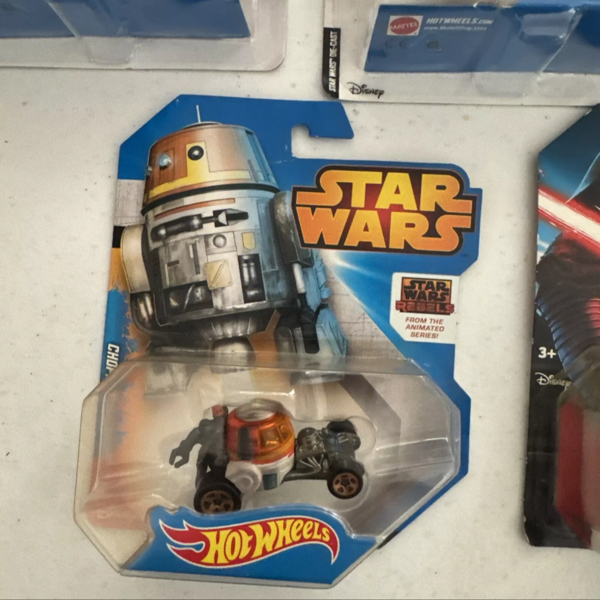 Lot Of 8 Hot Wheels Star Wars Character Car BB-8, Jabba, BB-9E, Rey, Ships Free