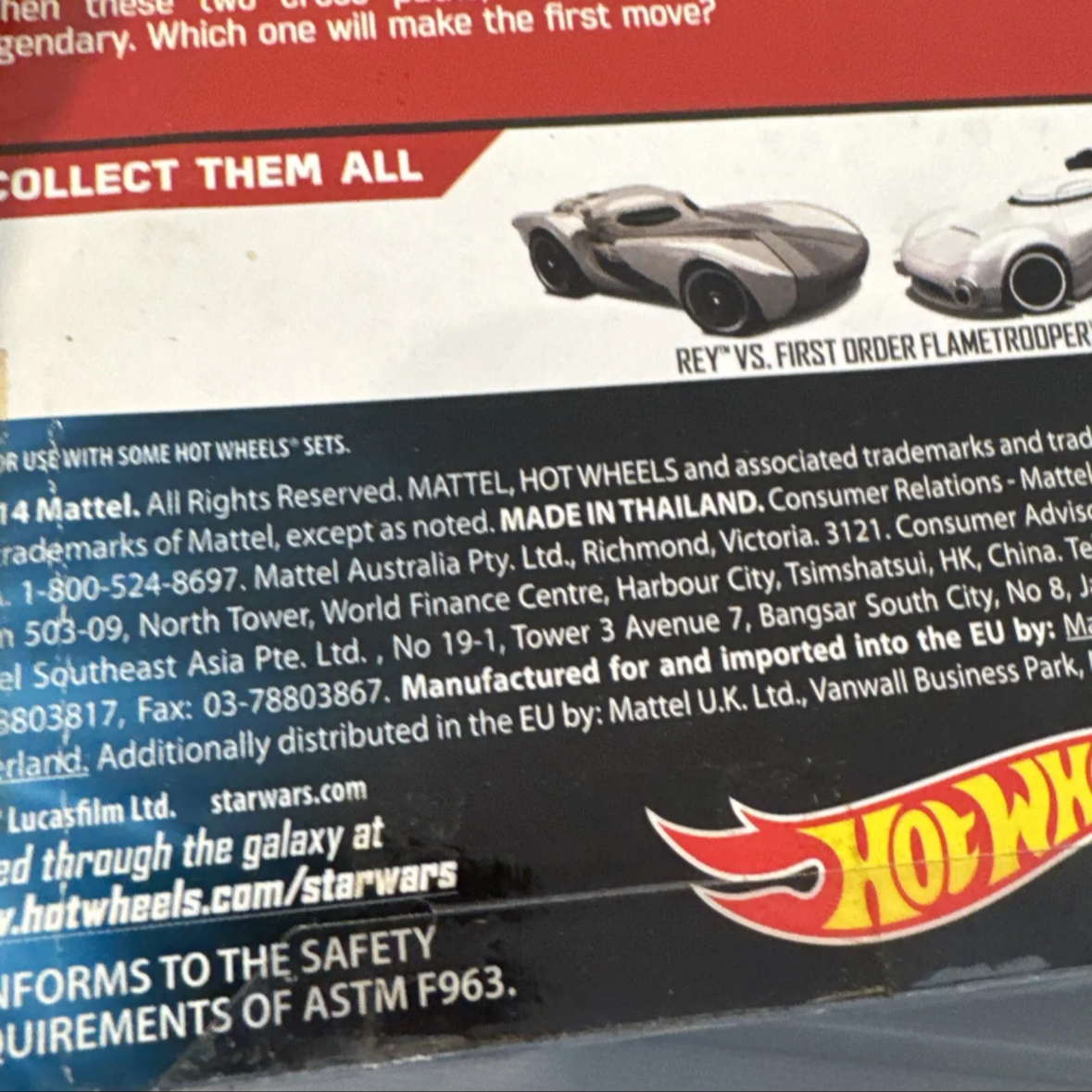 Star Wars Hot Wheels 2-Pack Han Solo And Greedo Disney NIB Not Mint B10 FREE SHIPPING