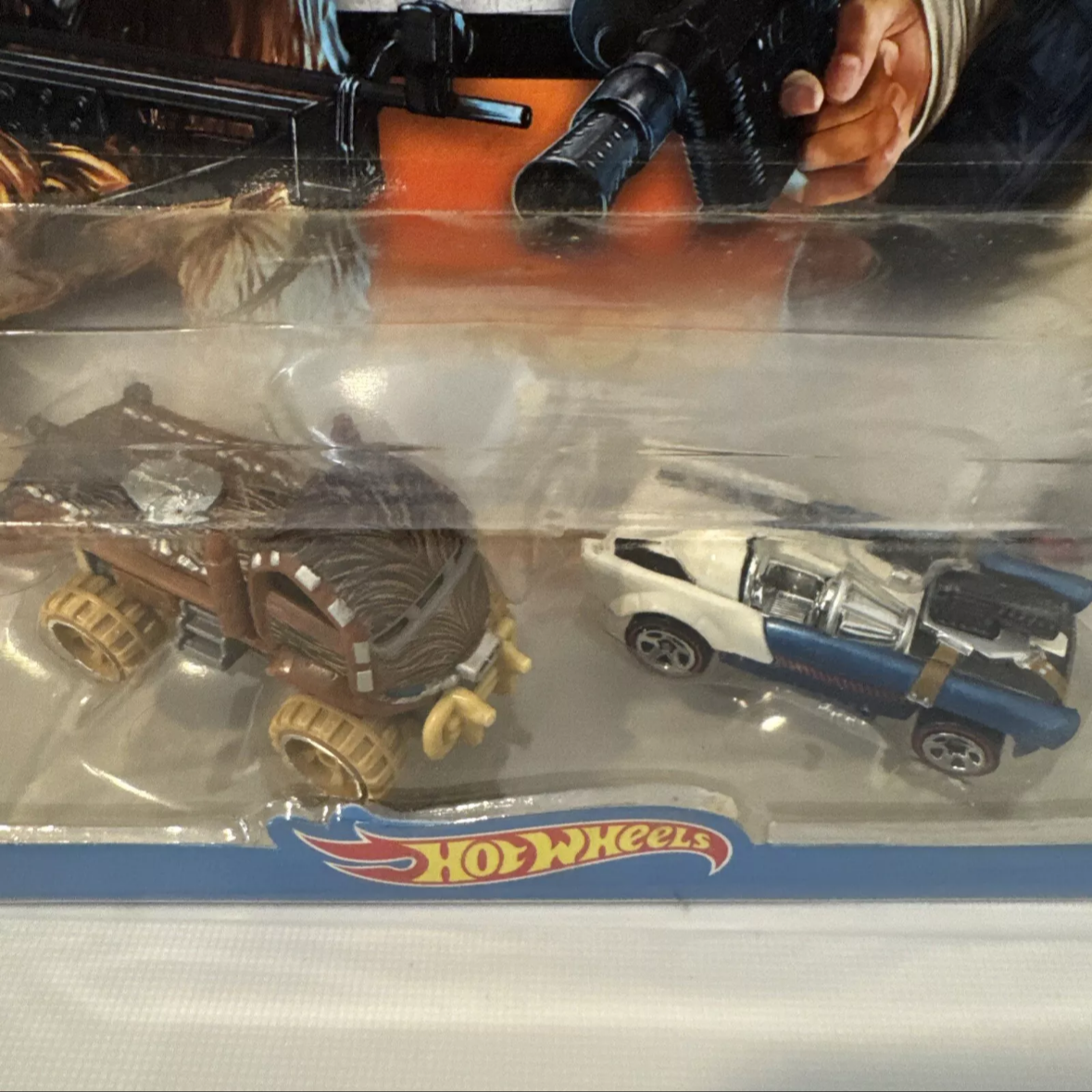 2-Star Wars Hot Wheels (2014) 2 Packs NIB Not Mint Yoda, Han Solo, Chewbacca B10 FREE SHIPPING