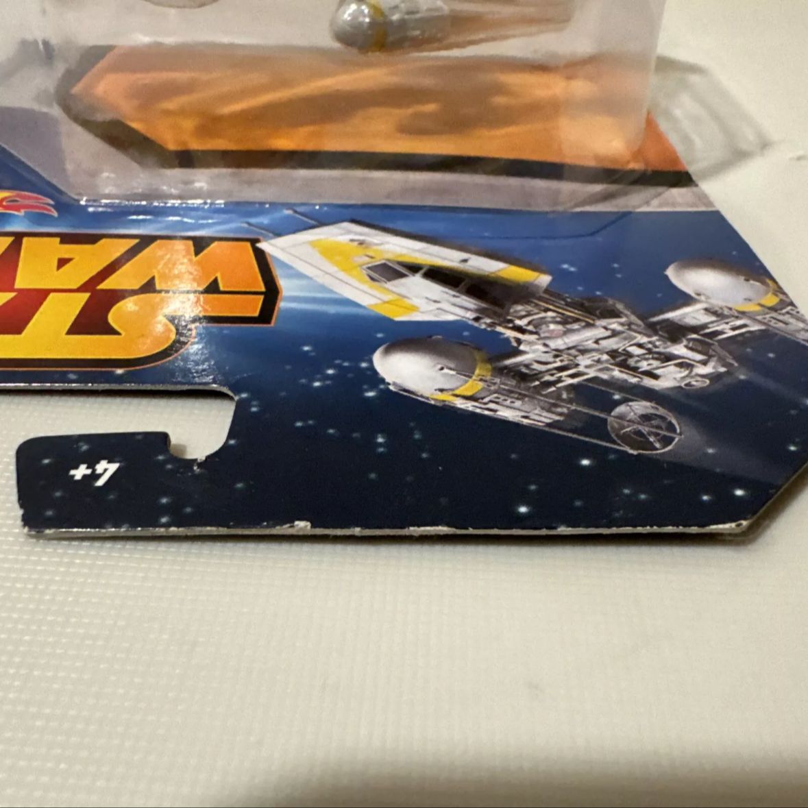 Hot Wheels Flight Navigator Y-Wing Fighter Gold Leader Starship Star Wars B2 FREE SHIPPING