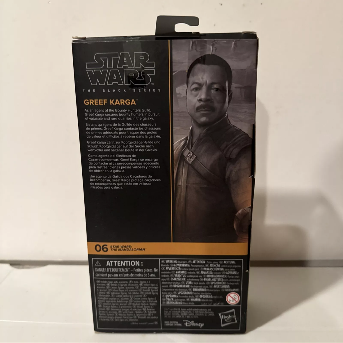2-Star Wars Black Series Greef Karga & Q9-0 (Zero) “Open-DMG BOX-FREE SHIPPING