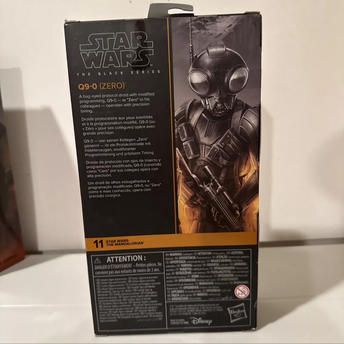 2-Star Wars Black Series Greef Karga & Q9-0 (Zero) “Open-DMG BOX-FREE SHIPPING