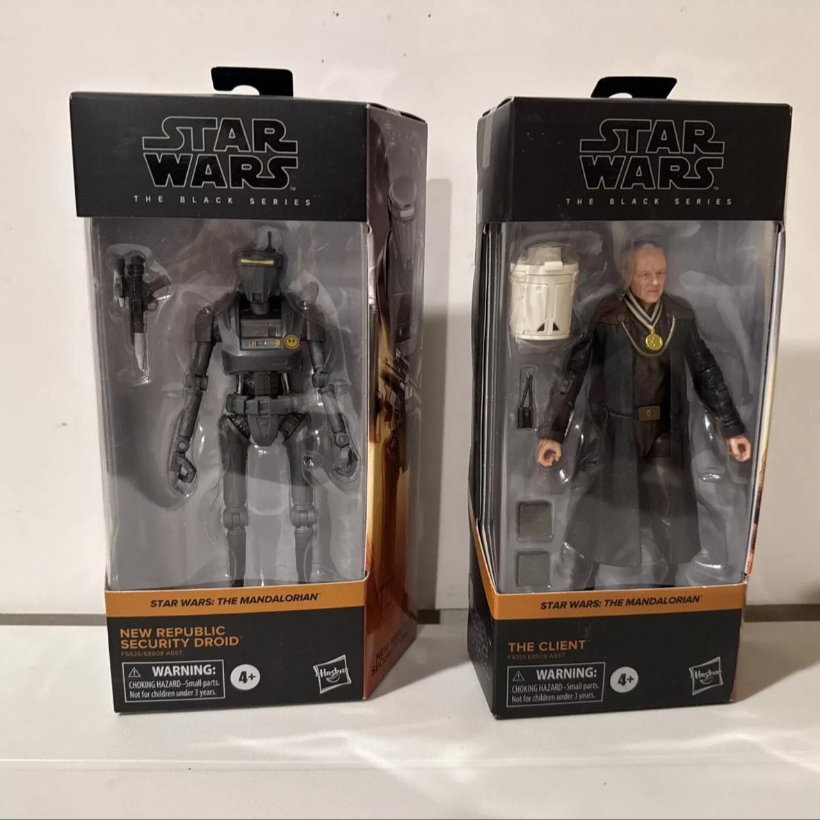 2-Star Wars Black Series The Client & New Republic Security Droid NIB FREE SHIPPING 0625