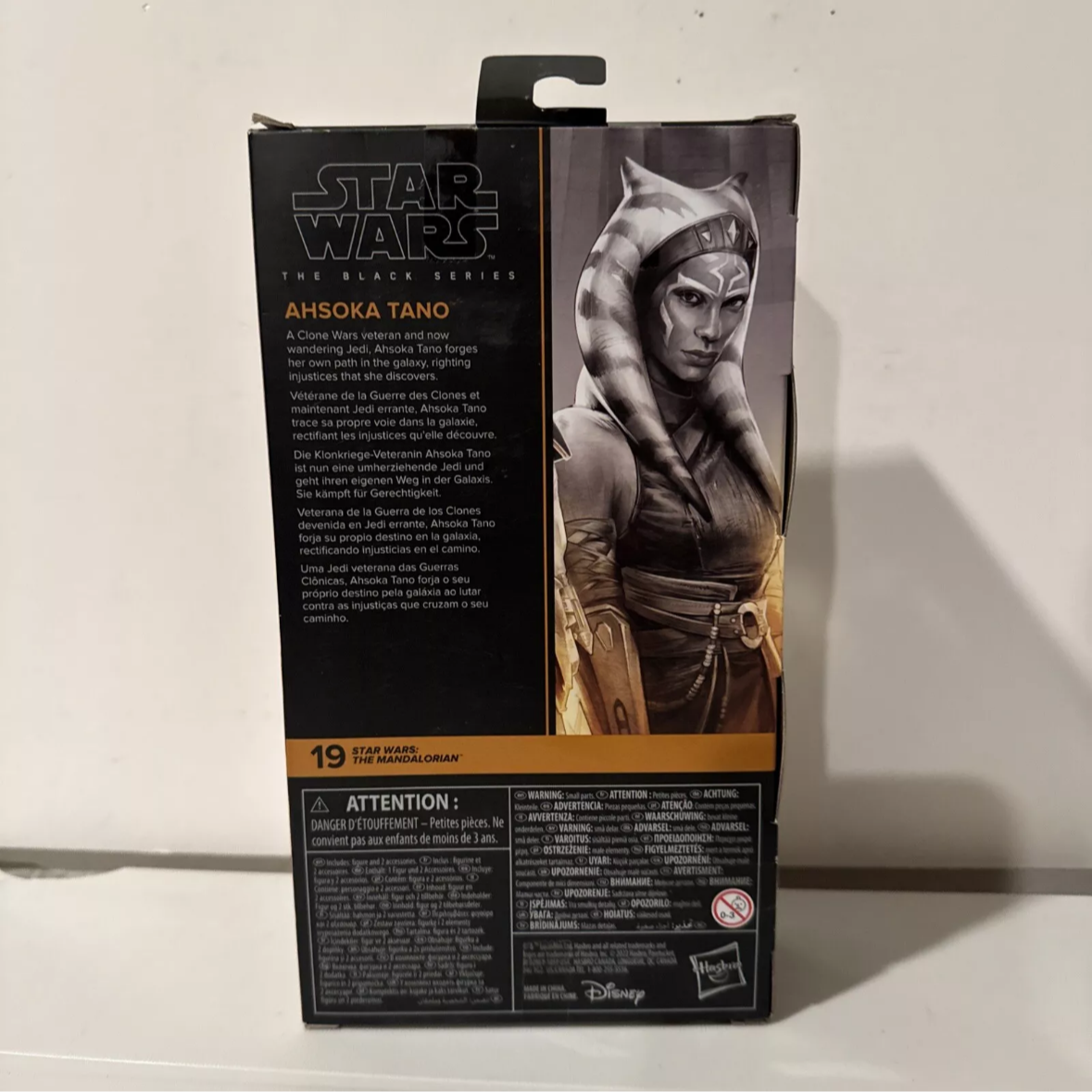 Star Wars: The Black Series - Ahsoka Tano (The Mandalorian) 6-Inch NIB #3173 FREE SHIPPING