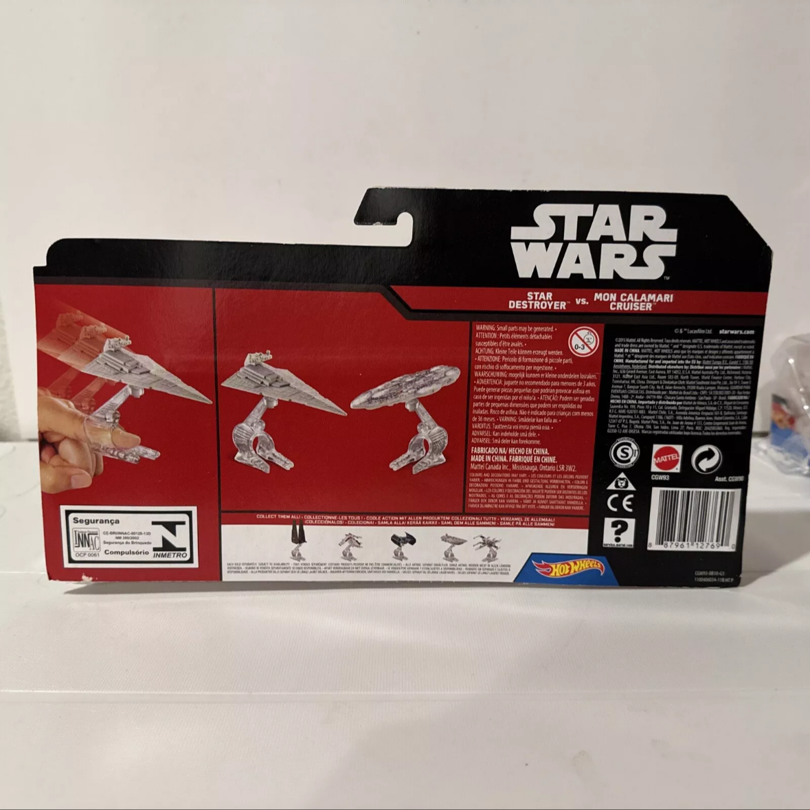 2-Star Wars Hot Wheels Star Destroyer, Cruiser, Transporter, X-Wing Fighter B11 FREE SHIPPING