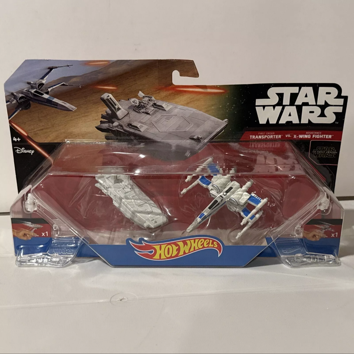 2-Star Wars Hot Wheels Star Destroyer, Cruiser, Transporter, X-Wing Fighter B11 FREE SHIPPING