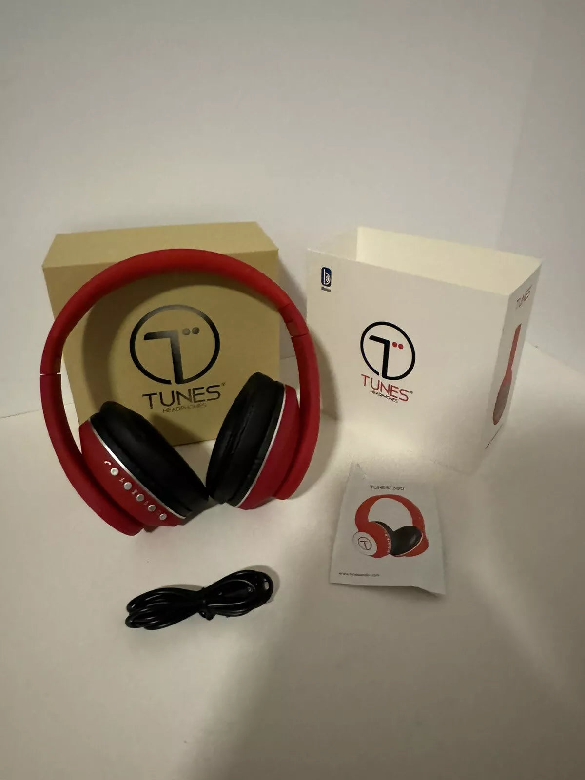 TUNES Audio 360 Wireless Headphones. Bluetooth Headset NIB-Fast Free Shipping