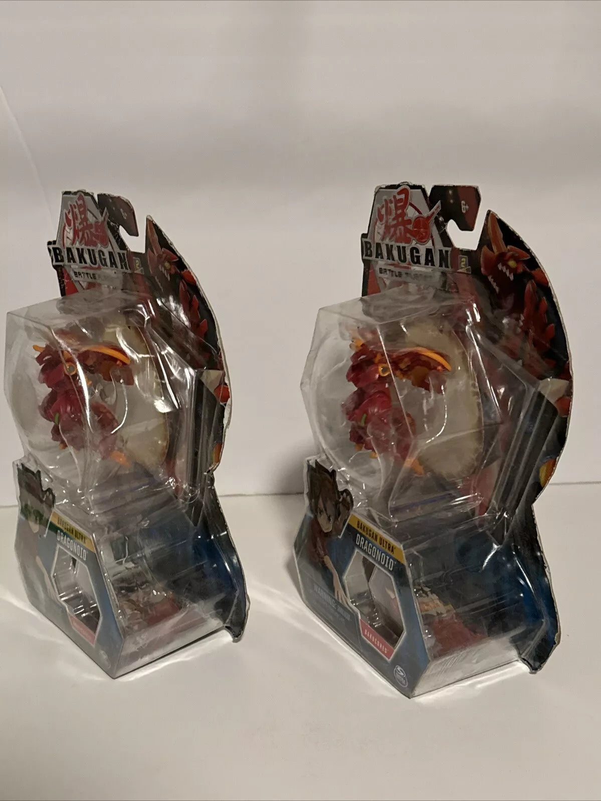 2-Bakugan Ultra, Dragonoid, 3" Collectible Action Figure Trading Card, NIB "RUFF BOX" SHIPS FREE