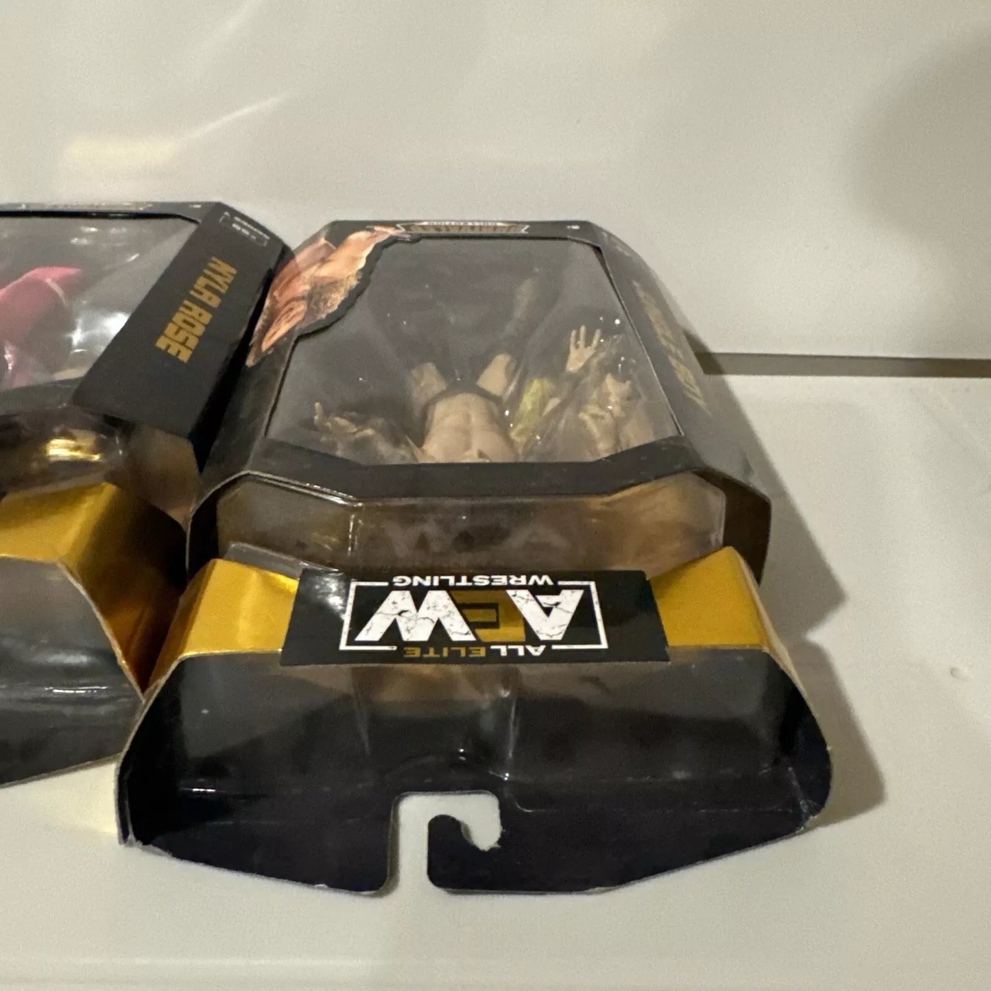 AEW Unrivaled Collection Series 6” Action Figures Nyla Rose & Jungle Boy DMG BOX SHIPS FREE