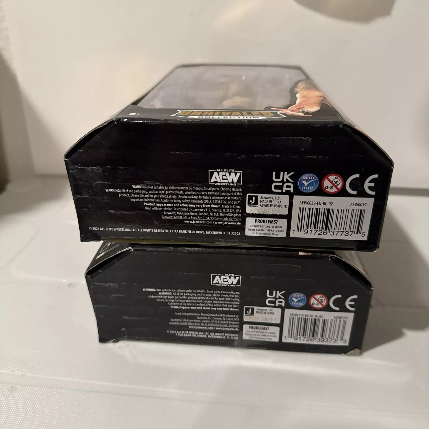 AEW Unrivaled Collection Series 6” Action Figures Nyla Rose & Jungle Boy DMG BOX SHIPS FREE