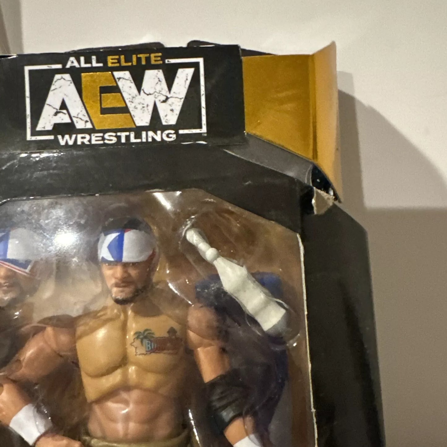 AEW Unrivaled Collection Series 6” Action Figures Santana & Jake Hager DMG BOX SHIPS FREE