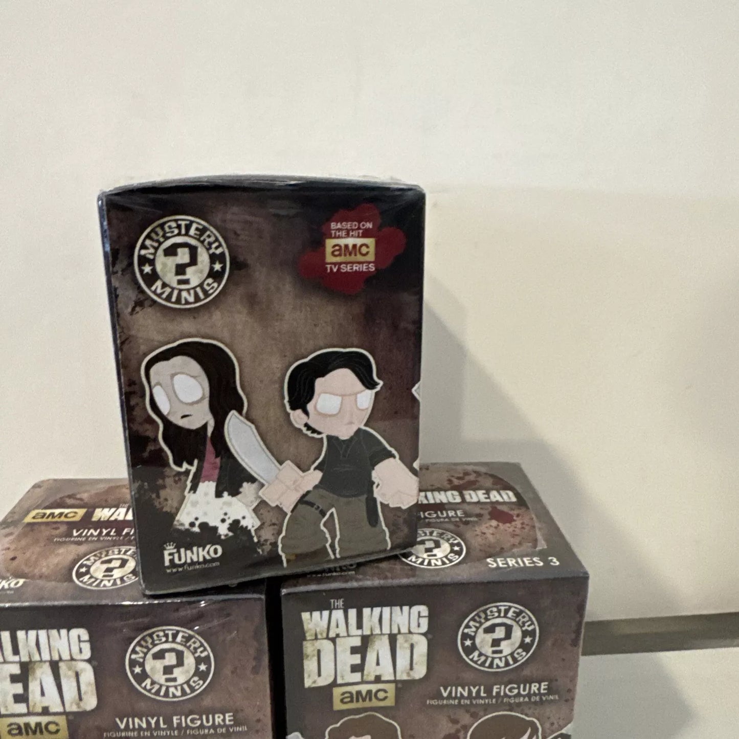3-FUNKO Walking Dead Mystery Mini AMC Series 3 - Zombie 1/12 NIB B2 SHIPS FREE