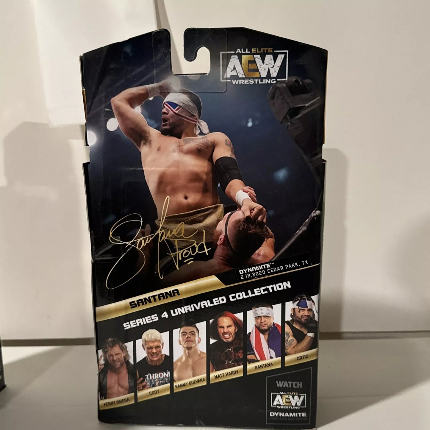 AEW Unrivaled Collection Series 6” Action Figures Santana & Jake Hager DMG BOX SHIPS FREE