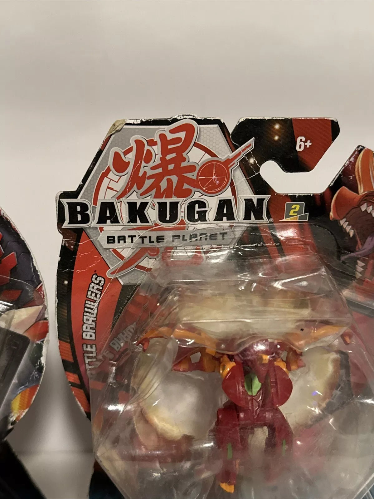 2-Bakugan Ultra, Dragonoid, 3" Collectible Action Figure Trading Card, NIB "RUFF BOX" SHIPS FREE