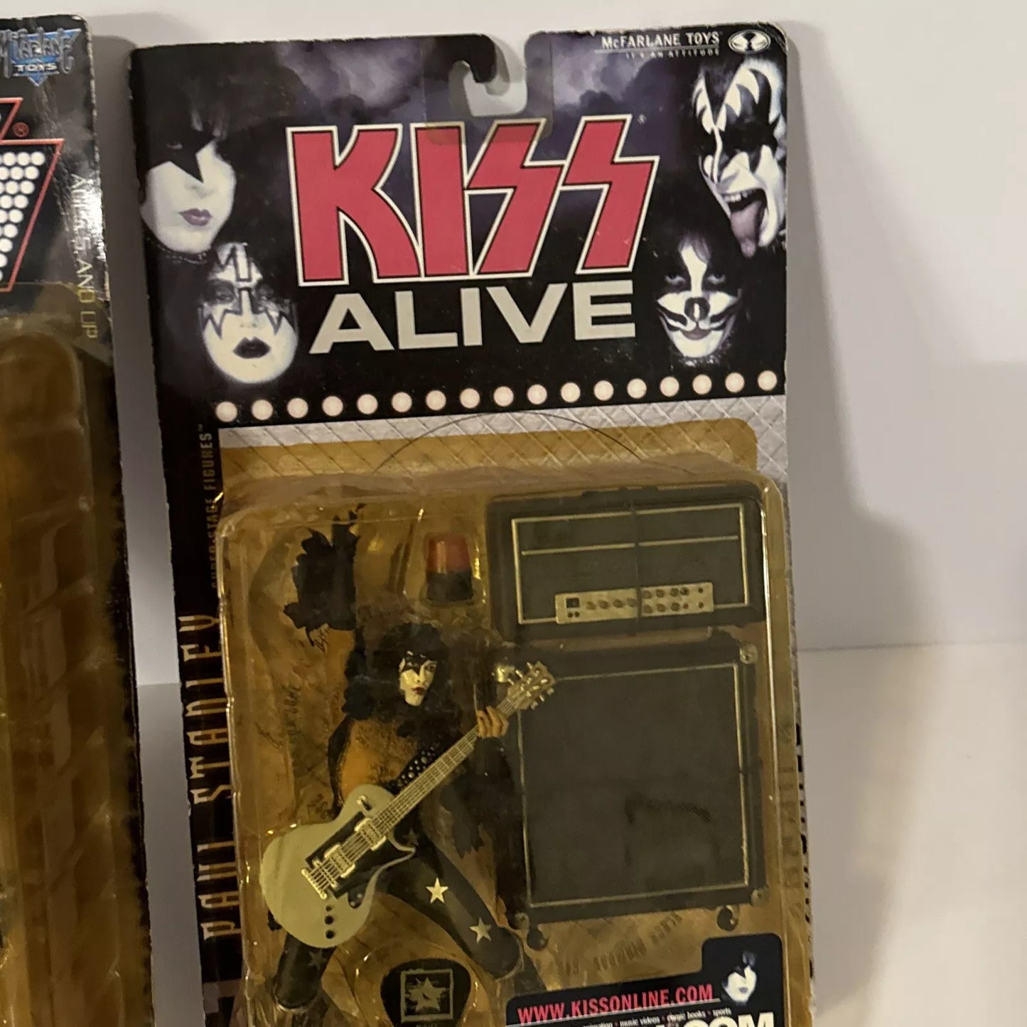 2-McFarlane Toys Kiss Alive Paul Stanley Starchild Super Stage 2000 Figure New SHIPS FREE