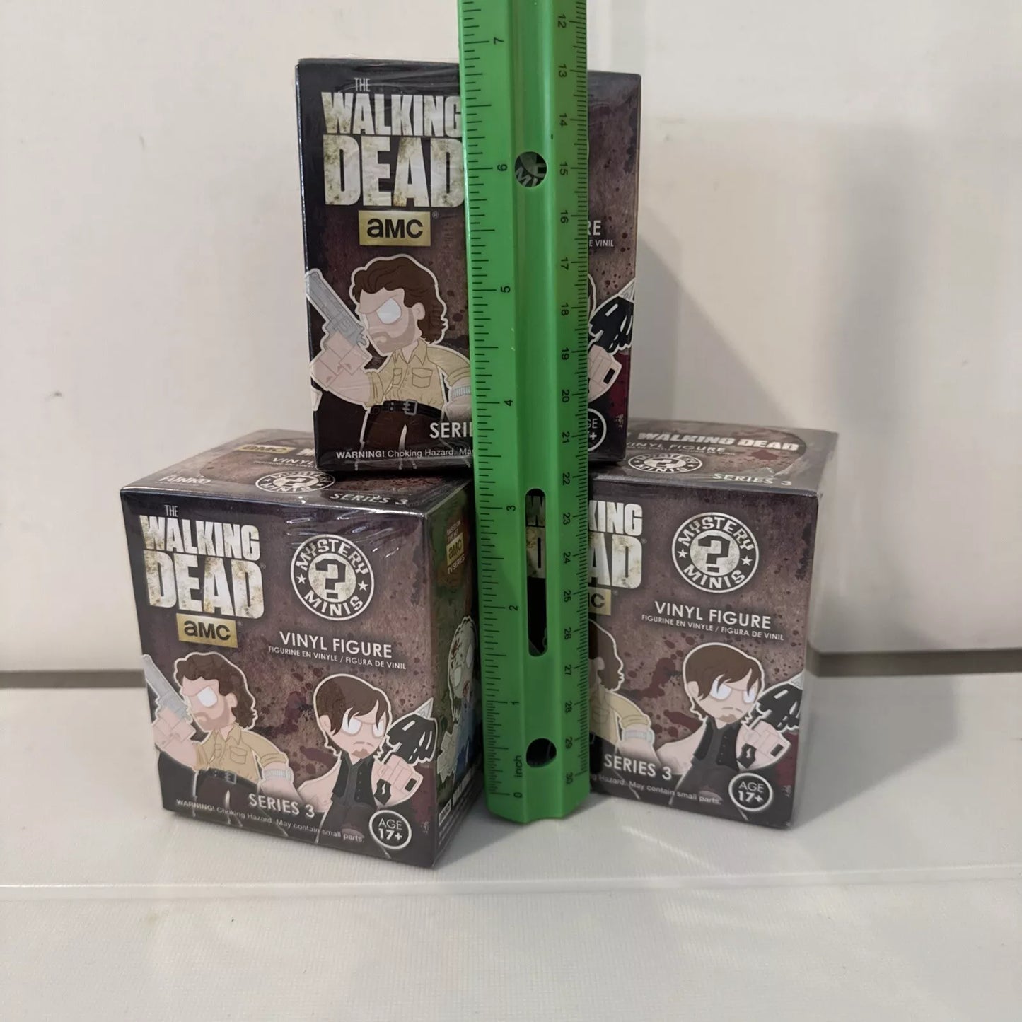 3-FUNKO Walking Dead Mystery Mini AMC Series 3 - Zombie 1/12 NIB B2 SHIPS FREE