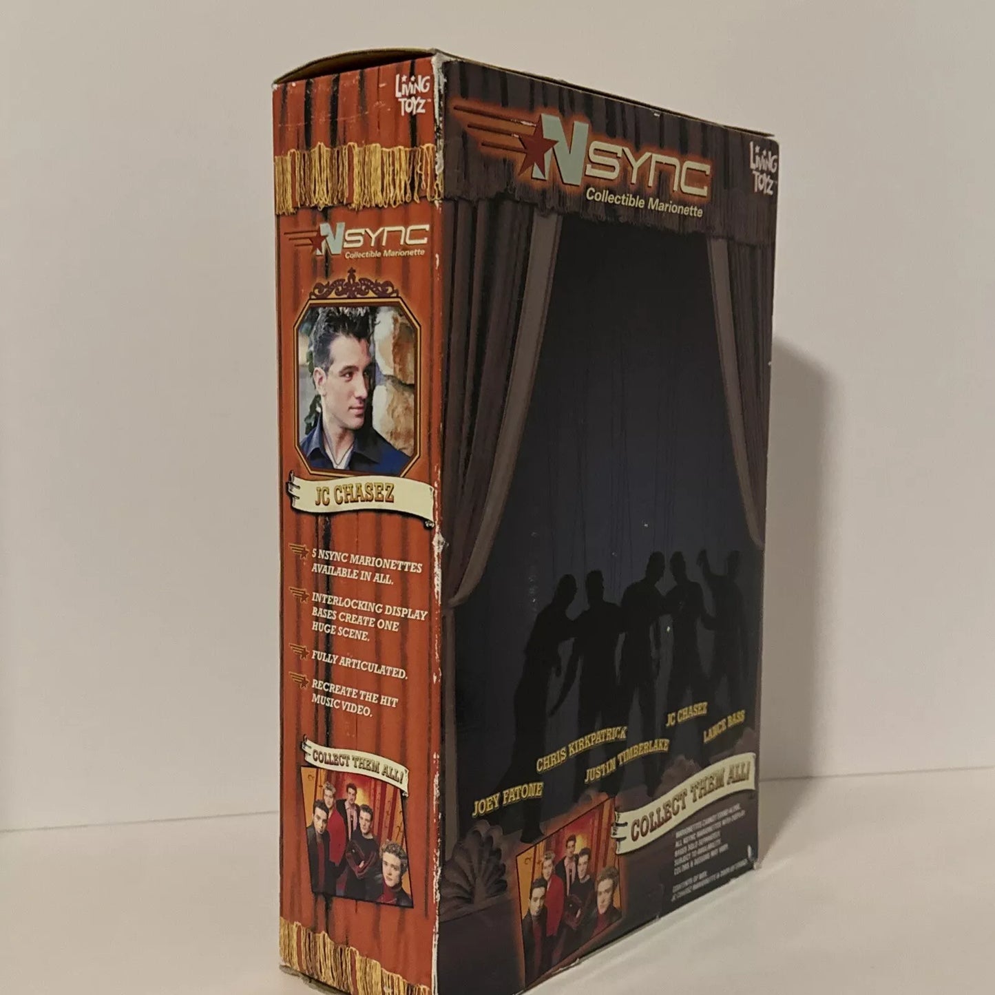 NSYNC Collectible Marionette Doll 2000/ JC CHASEZ NEW RUFF BOX SHIPS FREE