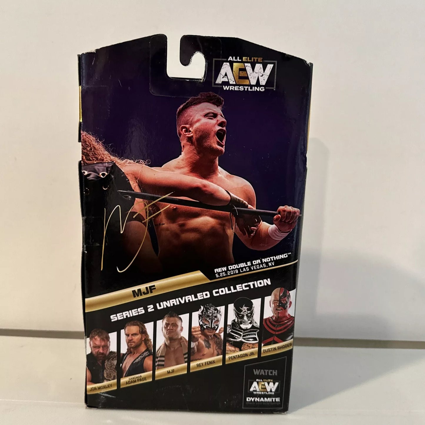 AEW MJF 6 inch Action Figure - New In Ruff Box. Ships Fast AND FREE