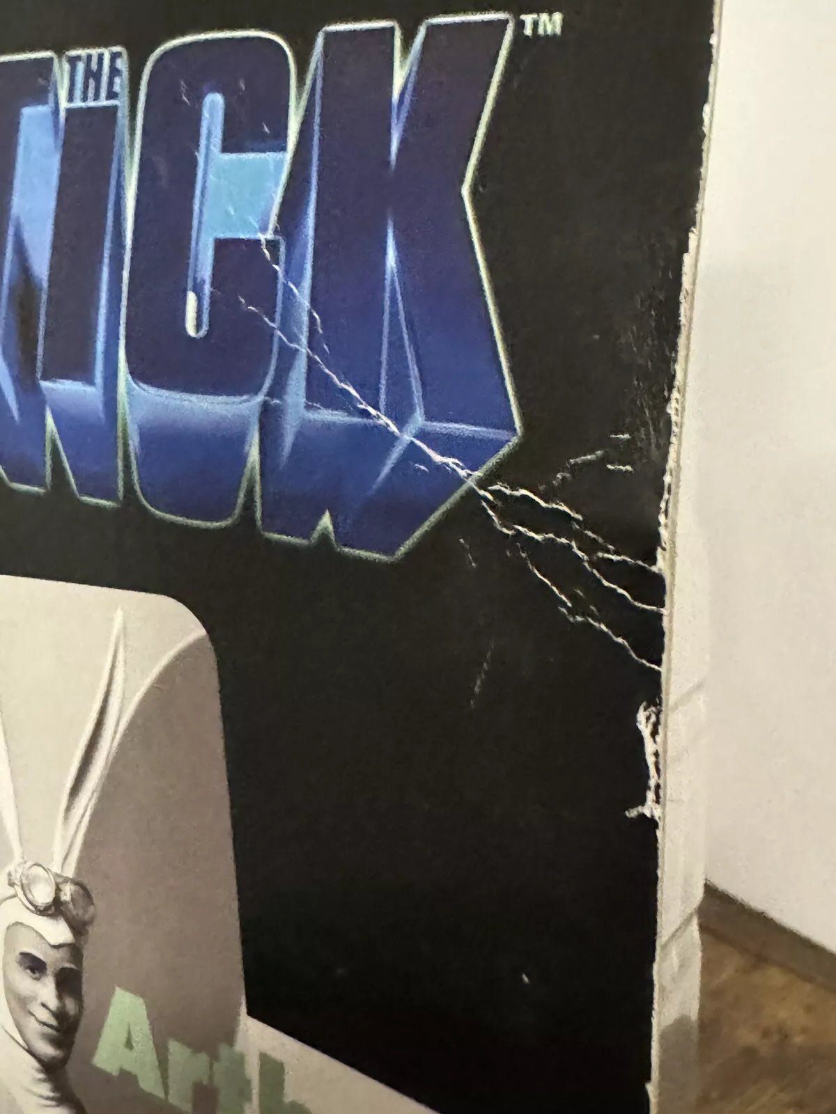 THE TICK with REAL SUPERHERO LICENSE Vintage Toy NIB-SHIPS FREE