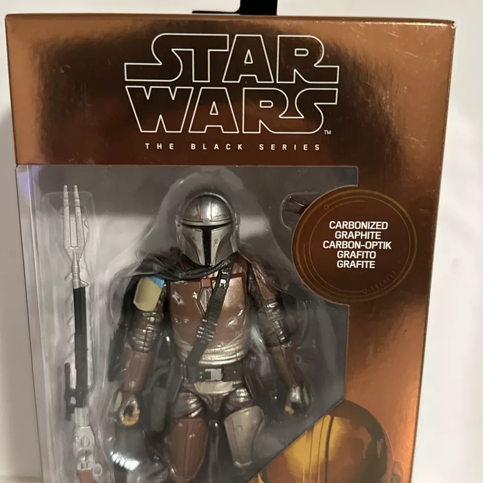 The Mandalorian Carbonized Target Exclusive Hasbro Star Wars Black Series B4 SHIPS FREE