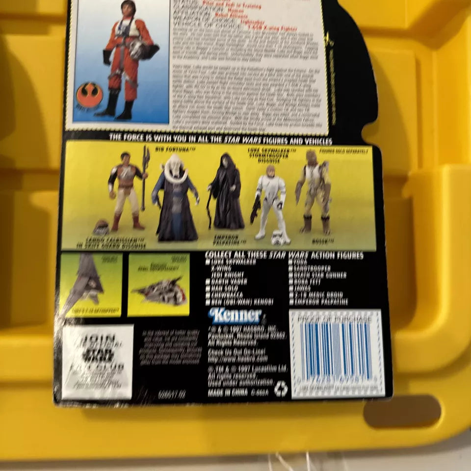LOT OF 5 Star Wars Power of the Force- Luke Sky Walker, Han Solo, New/Not Mint S3 SHIP FREE