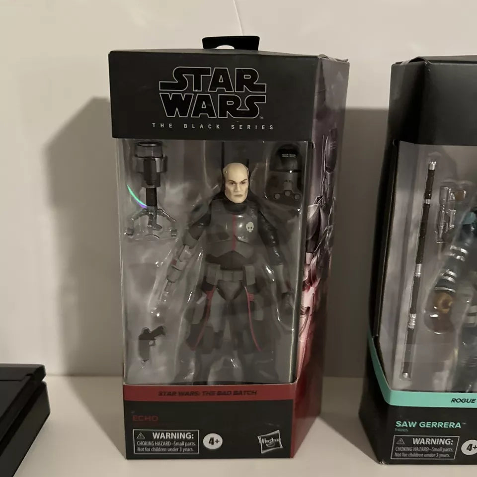 LOT OF 3 Star Wars The Black Series Elite Squad Trooper, Echo, Saw Gerrera NIB FREE SHIPPING