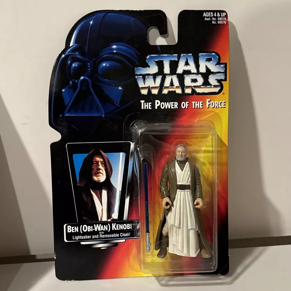 Star Wars Power of The Force (1995) Ben Obi-Wan Kenobi & Han Solo NIB 1995 SHIPS FREE