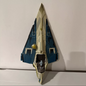 Plo Koon Star Wars Fighter Ship Starfighter Blue Coloring 2001-2002 Hasbro FREE SHIPPING