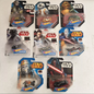 Lot Of 8 Hot Wheels Star Wars Character Car BB-8, Jabba, BB-9E, Rey, Ships Free