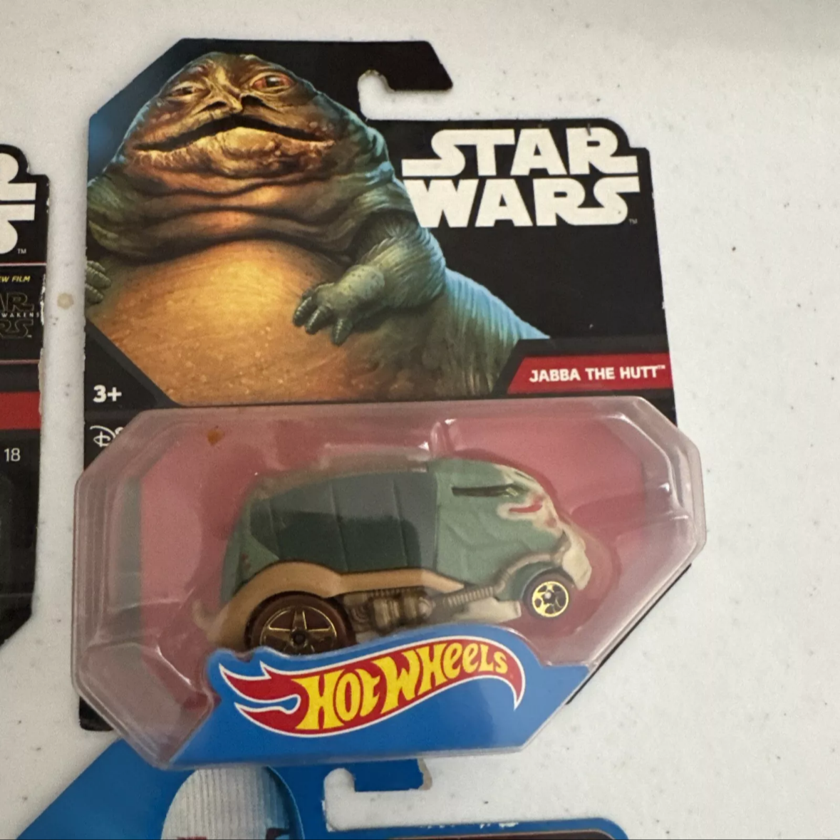 Lot Of 8 Hot Wheels Star Wars Character Car BB-8, Jabba, BB-9E, Rey, Ships Free