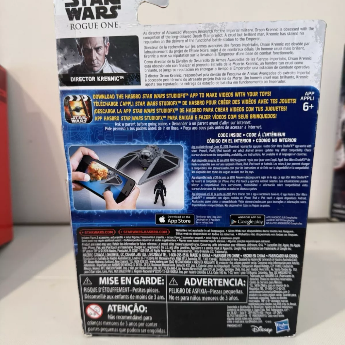 4-Star Wars Axiom Figures 4” Lando, Ackbar, Chirrut, Krennic, NIB/Not Mint B10 FREE SHIPPING