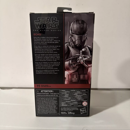 Hasbro Star Wars: The Black Series Echo 6" Action Figure NIB #7208