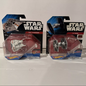 2-Star Wars Hot Wheels Tie Fighter & Rebel Snow Speeder New-B11 FREE SHIPPING