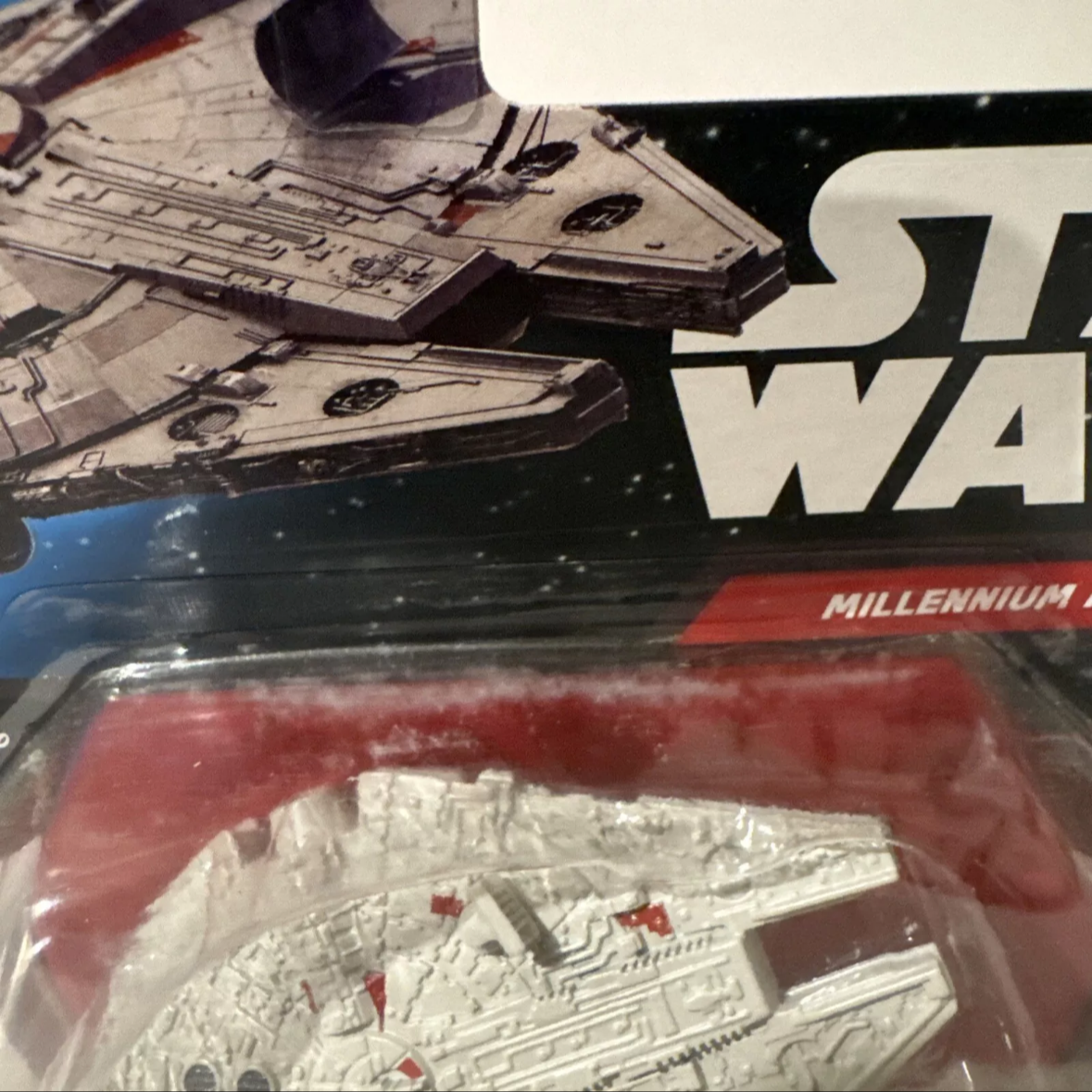 2-Star Wars Hot Wheels Tie Fighter & Millennium Falcon New-B11-FAST FREE SHIPPING