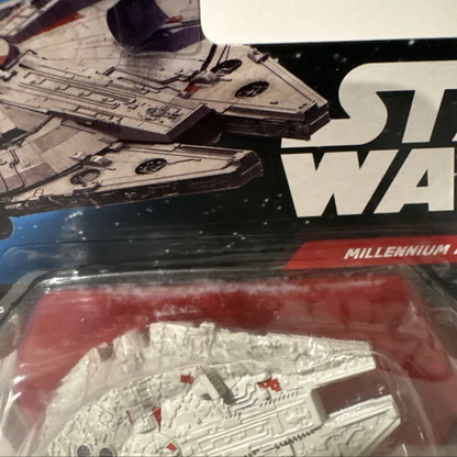 2-Star Wars Hot Wheels Tie Fighter & Millennium Falcon New-B11-FAST FREE SHIPPING