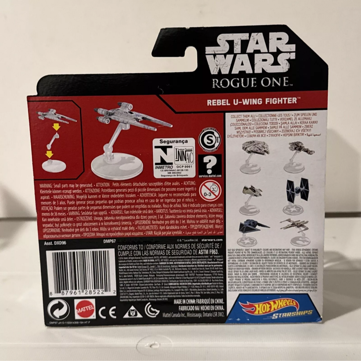 2-Star Wars Hot Wheels Rebel U-Wing Fighter &  Vulture Droid New-ships Fast B11-9261