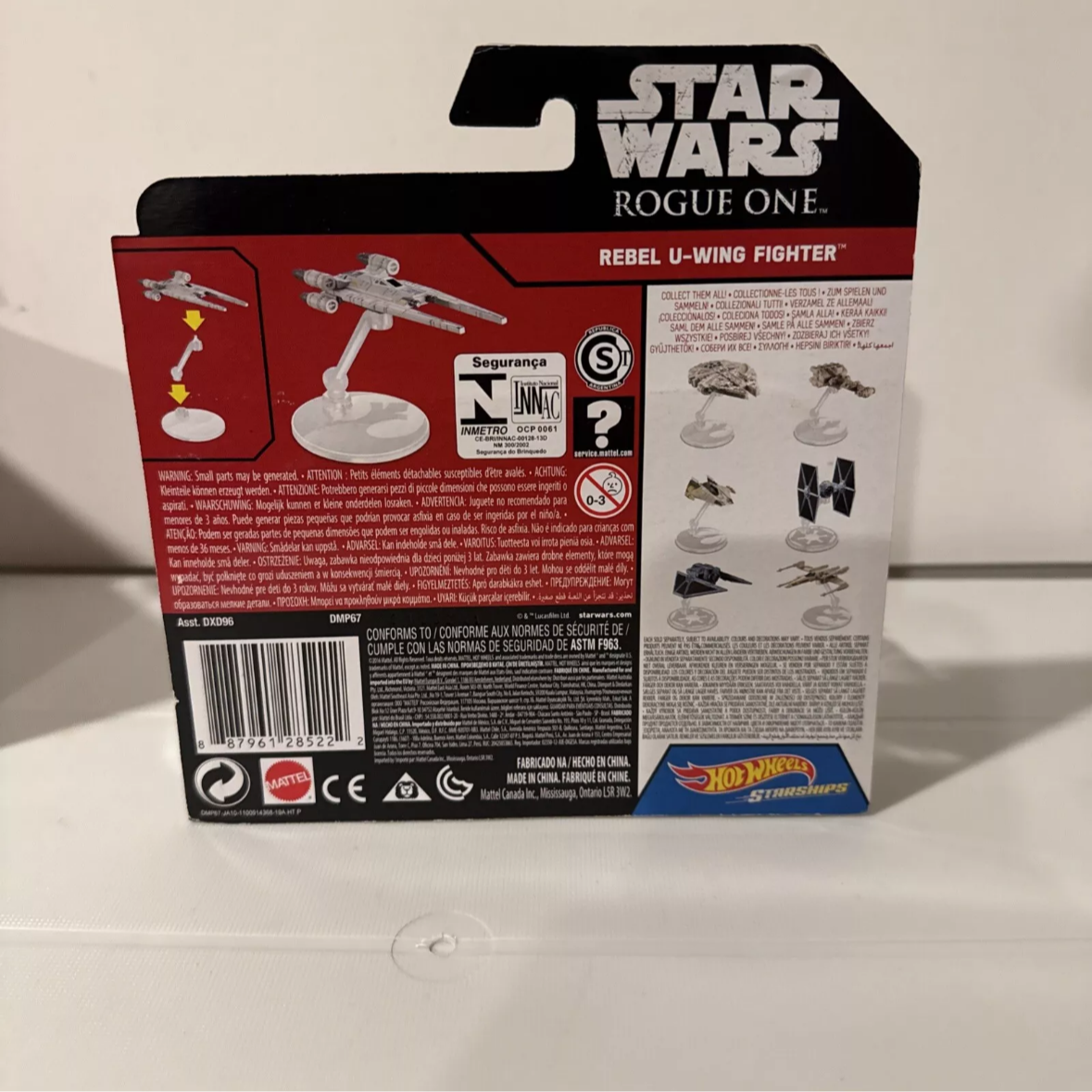 2-Star Wars Hot Wheels Rebel U-Wing Fighter & X-Wing Fighter New-ships Fast B11-0740