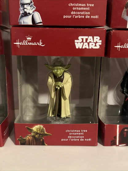 Lot Of 8 Disney Hallmark Star Wars Christmas Ornaments Darth Vader, Storm Troop FAST FREE SHIPPING