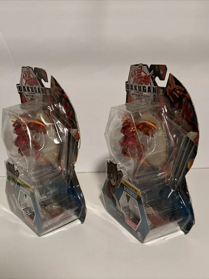2-Bakugan Ultra, Dragonoid, 3" Collectible Action Figure Trading Card, NIB "RUFF BOX" SHIPS FREE