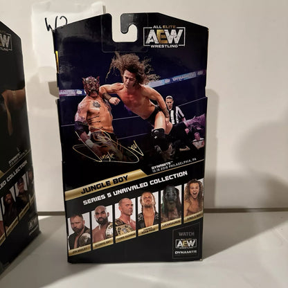 AEW Unrivaled Collection Series 6” Action Figures Nyla Rose & Jungle Boy DMG BOX SHIPS FREE