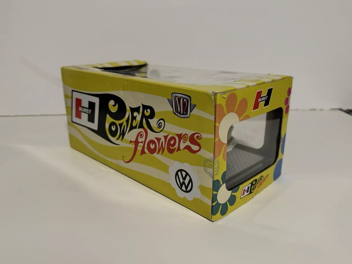 🌼M2 Machines CHASE 1960 VW Delivery Van Hurst Power Flowers 1:24 Scale Ruff Box SHIPS FREE