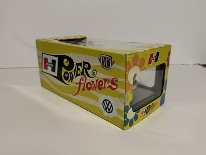 🌼M2 Machines CHASE 1960 VW Delivery Van Hurst Power Flowers 1:24 Scale Ruff Box SHIPS FREE