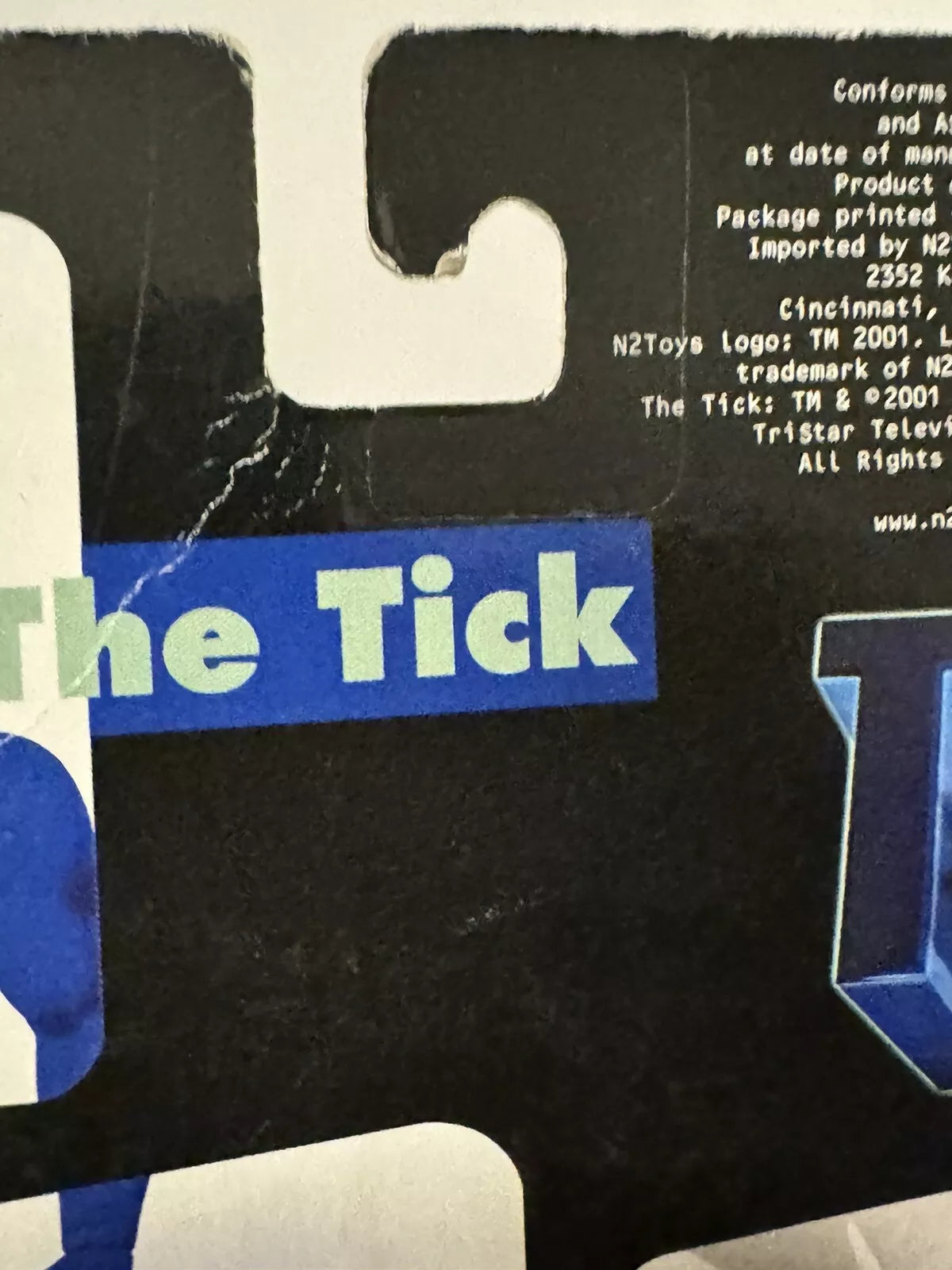 THE TICK with REAL SUPERHERO LICENSE Vintage Toy NIB-SHIPS FREE