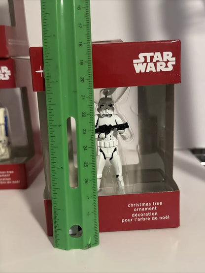 Lot Of 8 Disney Hallmark Star Wars Christmas Ornaments Darth Vader, Storm Troop FAST FREE SHIPPING
