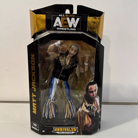 AEW Unrivaled Collection Matt Jackson 6.5 inch Action Figure NEW/RUFF BOX-SHIPS FREE