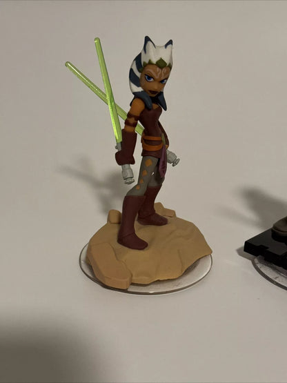 3 Pc Disney Infinity 3.0 Luke SkyWalker, Princess Leia, Ashoka 3” -Ships Fast FREE