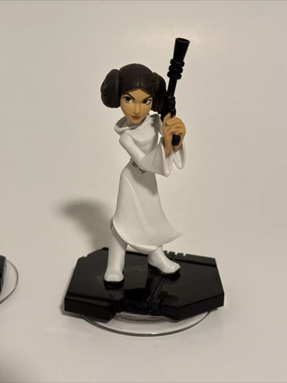 3 Pc Disney Infinity 3.0 Luke SkyWalker, Princess Leia, Ashoka 3” -Ships Fast FREE