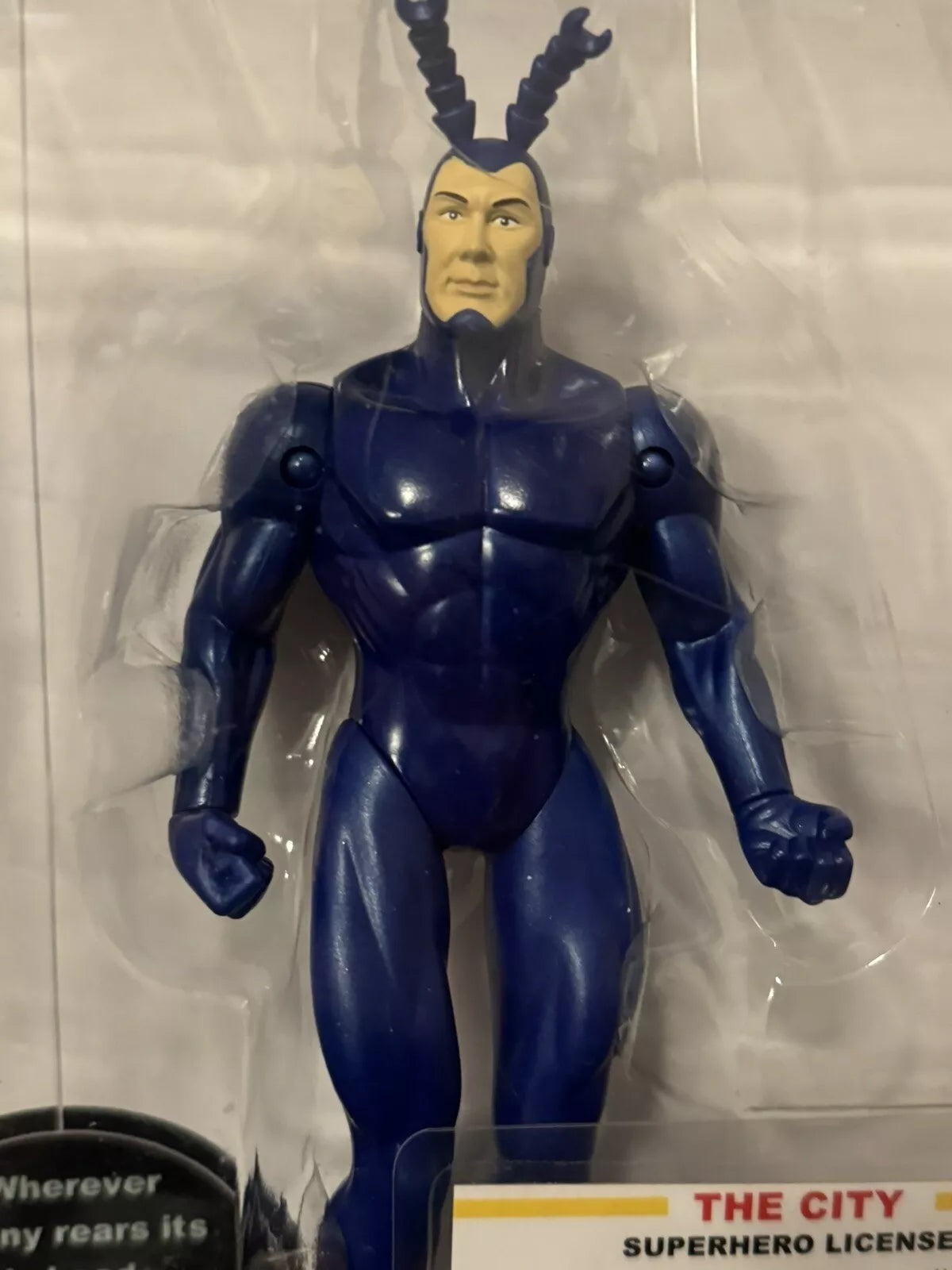 THE TICK with REAL SUPERHERO LICENSE Vintage Toy NIB-SHIPS FREE