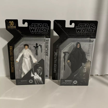 LOT OF 2 Star Wars The Black Series Archive Princess Leia Organa, Emperor Palpatine B1 SHIPS FREE